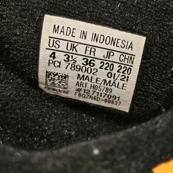 Adidas The Simpsons x Superstar 'Squishee' Mens Sz 4 | Wmns 5 #H05789 - Picture 9 of 10